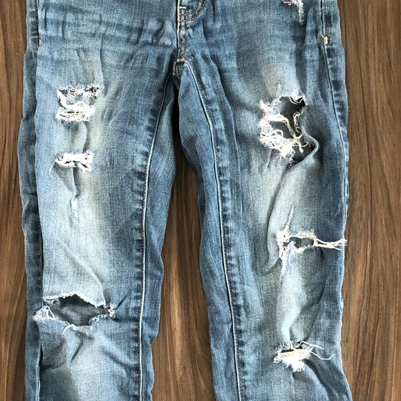 TWO PAIRS! Ripped Cropped Jeans! - Picture 7 of 10